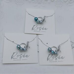 X558 S925 Akoya Sea Pearl Necklace